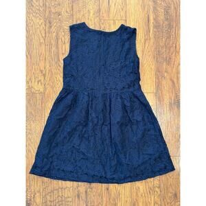 Gap Kids Navy Cotton Floral Lace Dress - XXL (14/16)